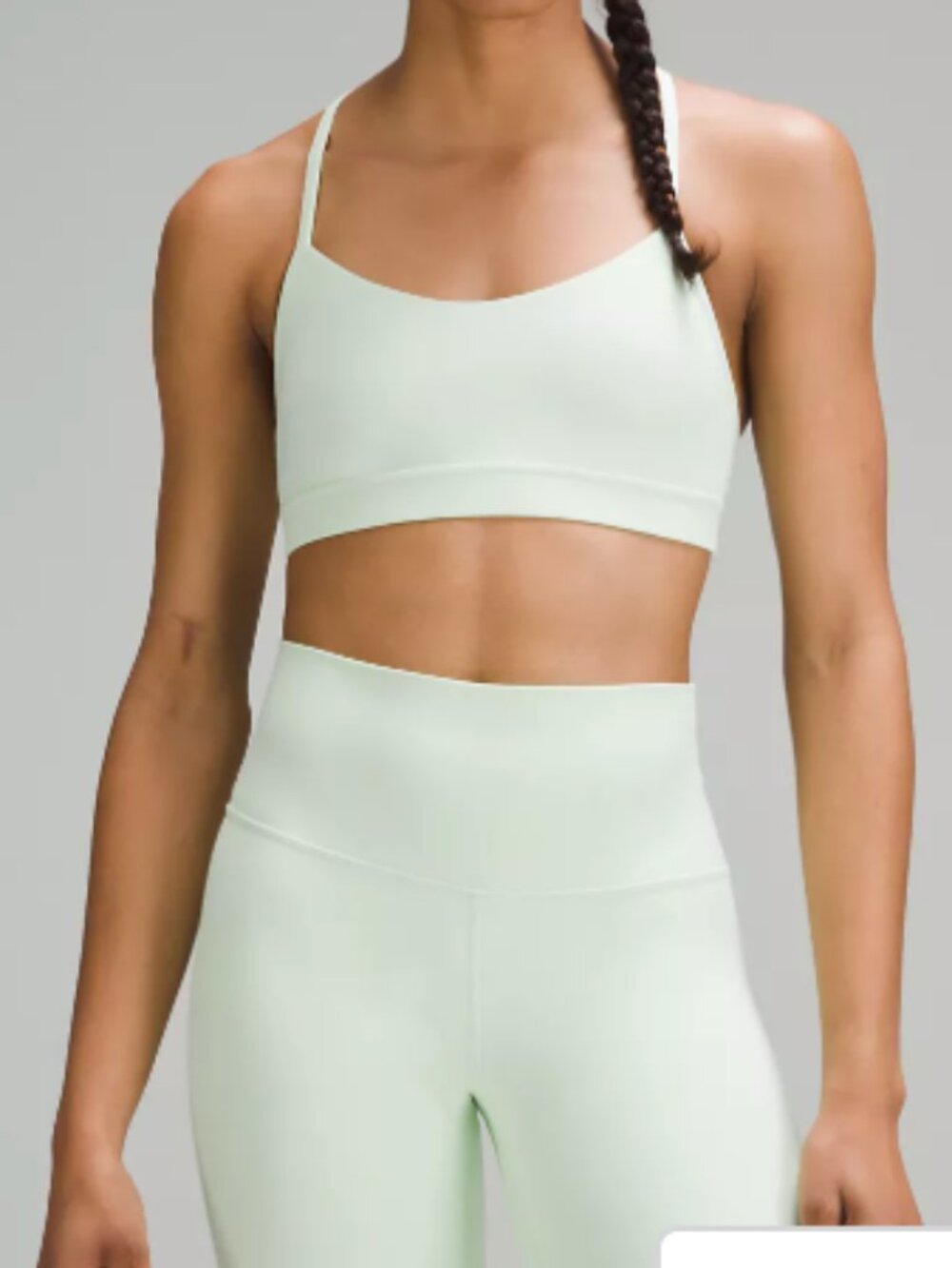 Lululemon Align Shorts & Bra Set - Kohlrabi Green (NWOT)